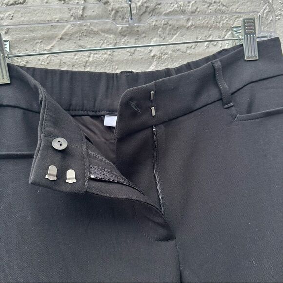 J JILL Pants Women 6 Straight Leg Office Work Black Minimalist - Picture 6 of 11